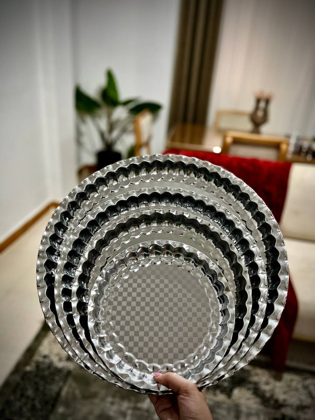 سینی استیل ست ۴ عددی